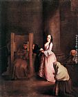 Pietro Longhi The Confession painting